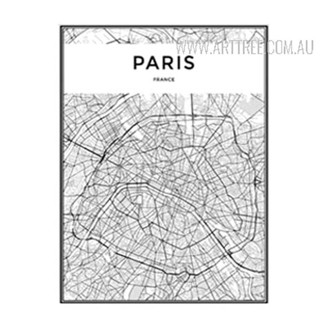 London, New York, Paris Map - arttree.com.au