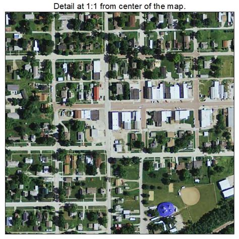 Aerial Photography Map of Adair, IA Iowa