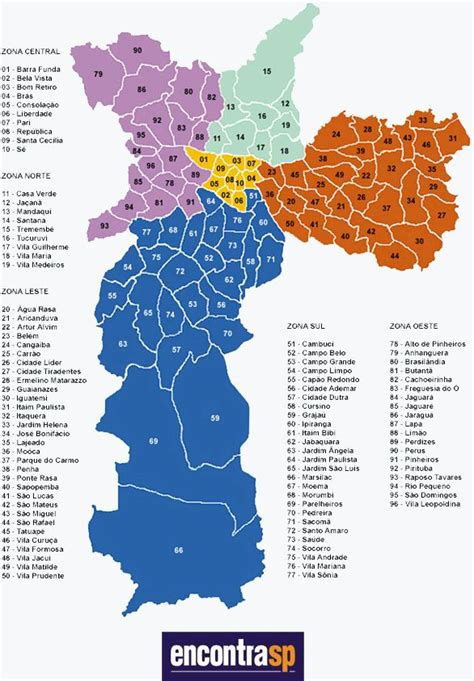 Mapa de Bairros de São Paulo | Mapa de são paulo, Bairros de são paulo, Cidades de sp