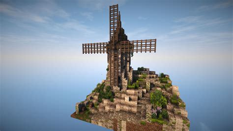 [Schematic] Medieval Windmill Minecraft Map