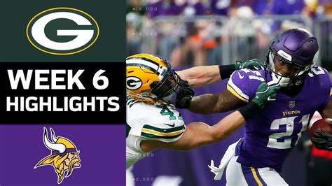 Packers vs. Vikings | NFL Week 6 Game Highlights - YouTube