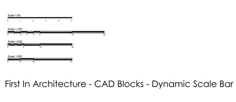 Scale Bar, Cad Blocks, Autocad, Dynamic, Free, Virgin Mary, Wood Frame ...