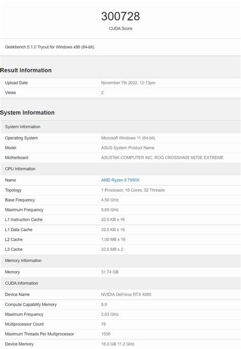 NVIDIA GeForce RTX 4080 Graphics Card Geekbench 5 Benchmark Leaks Out ...