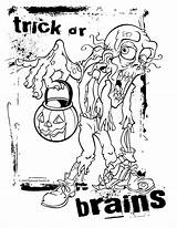 Free Printable Zombies Coloring Pages For Kids sketch template