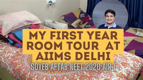 My First Year Hostel Room Tour at AIIMS Delhi | Soyeb Aftab | NEET 2020 ...