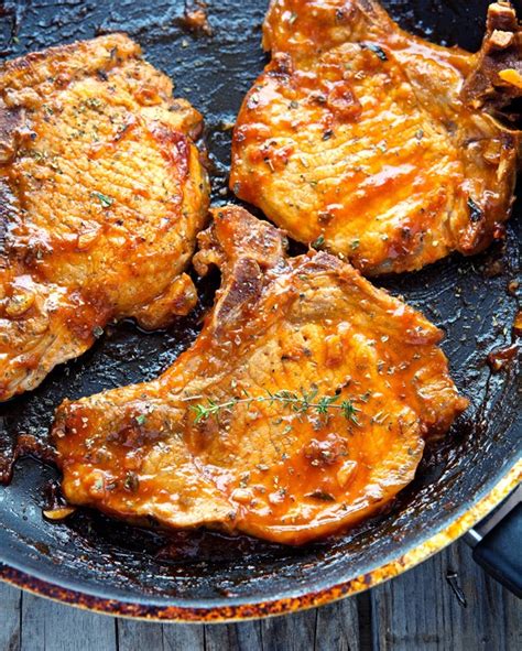 The Iron You: Honey Garlic Glazed Pork Chops