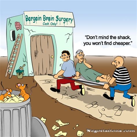 Bargain Brain Surgery Cartoon | Negotiation Experts