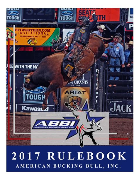 2017 American Bucking Bull Inc. Rulebook by American Bucking Bull Inc - Issuu