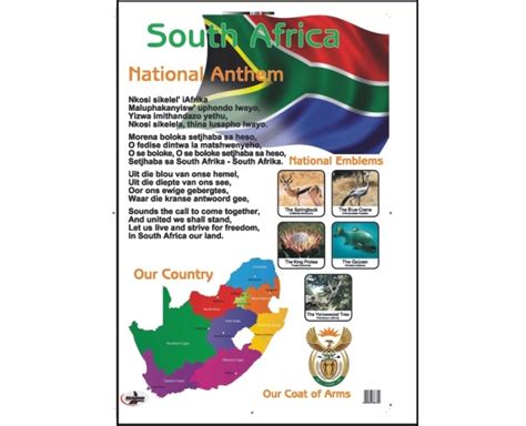 Posters South African National Anthem – Statesman Stationery