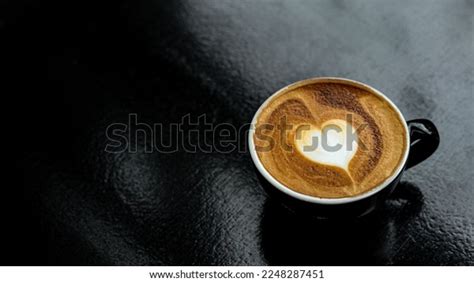 Hot Coffee Latte Art Heart Shape Stock Photo 2248287451 | Shutterstock