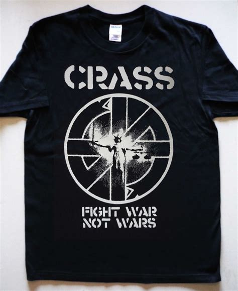 CRASS - Fight War T-shirt · Black Seeds Records/Merch · Online Store Powered by Storenvy