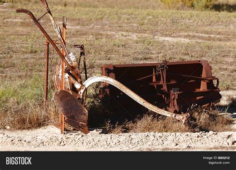 Horse Drawn Single Plow Image & Photo | Bigstock