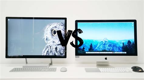 Surface Studio vs 5K iMac - BATTLE OF THE ALL IN ONES - YouTube