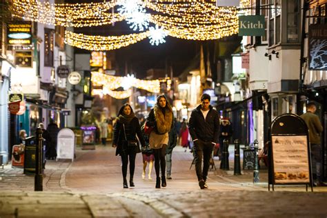 Christmas lights are twinkling across the city - Canterbury Bid