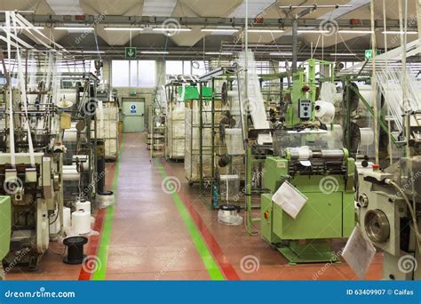 Machines for textile stock image. Image of technology - 63409907