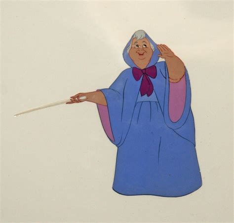 Fairy Godmother animation cel "Cinderella" (1950) | Disney art ...