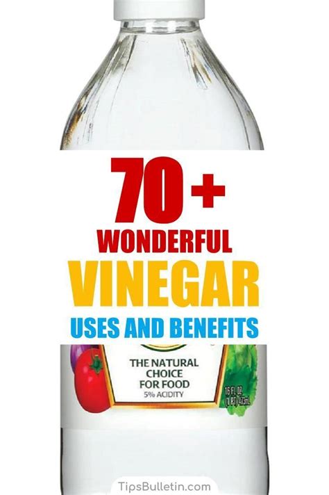 Over 70 uses and benefits of white vinegar - including using vinegar ...