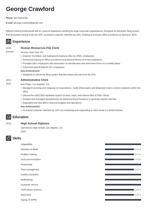 Clerical Resume: Examples & Writing Guide [20+ Tips]