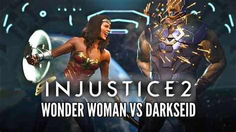 Injustice 2 - Wonder Woman Vs. Darkseid - YouTube