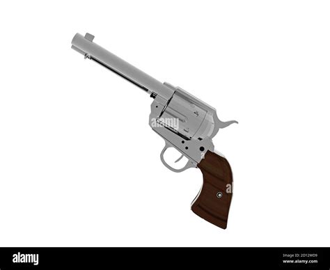 Wild West drum revolver with holster Stock Photo - Alamy