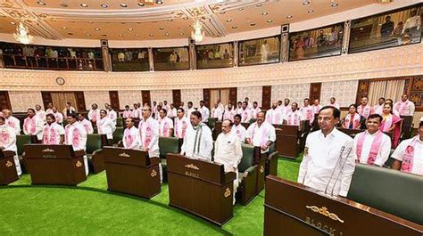 Newly elected members of second Telangana Assembly take oath - The Hindu