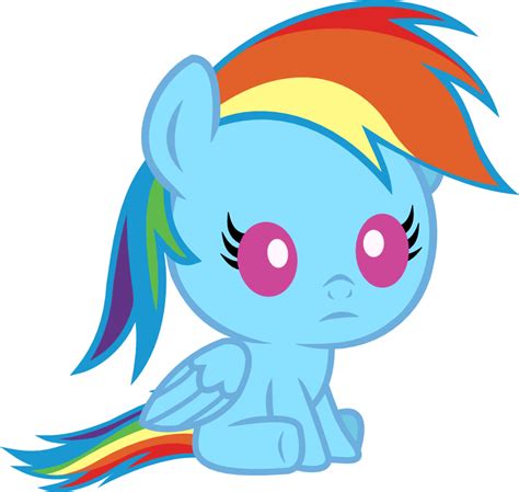 Baby Rainbow Dash by seahawk270 on DeviantArt