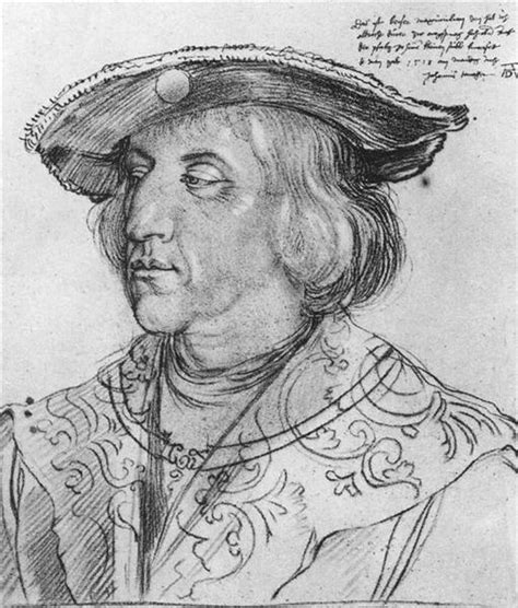 Portrait of Maximilian I, 1518 - Albrecht Durer - WikiArt.org