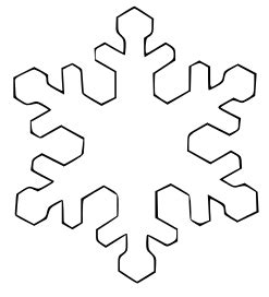 Snowflakes snowflake clipart black and white free clipart – Clipartix