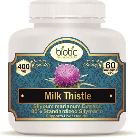 Milk Thistle Extract Capsules | Biotic Nature Products