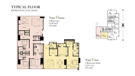 Ritz-Carlton-Residences-Floor-Plan-Type-GH | Kuala Lumpur (KLCC) LUXURY RESIDENCES - Condominium ...