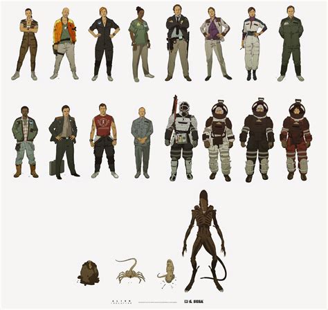 Alien: Isolation's Character Art Is Just The Best | Alien isolation ...