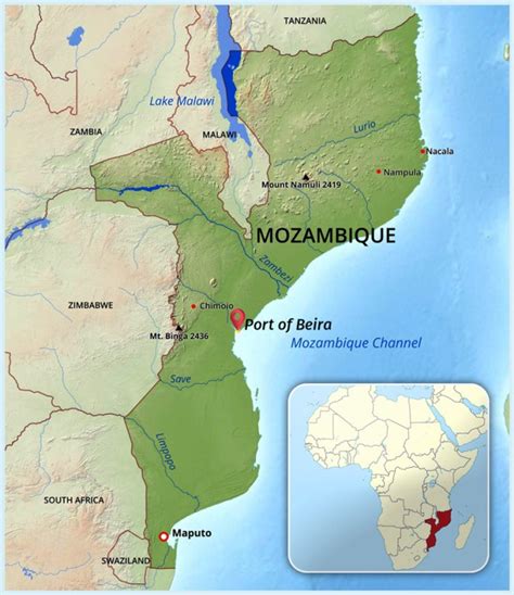 BLS Shared a Message about Damage to the Port of Beira in Mozambique ...