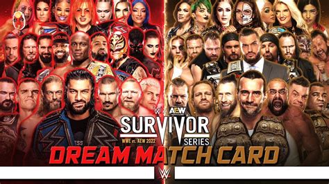 WWE vs. AEW 2022 - Dream Card - YouTube