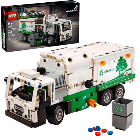 Customer Reviews: LEGO Technic Mack LR Electric Garbage Truck Toy for Kids 42167 6470639 - Best Buy