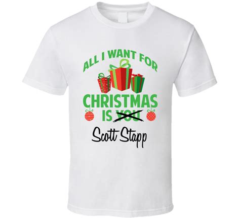 All I Want For Christmas Is You Scott Stapp Funny Xmas Gift T Shirt