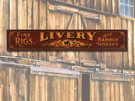 Historic Livery Stable Sign | Old west, Old western towns, Stables