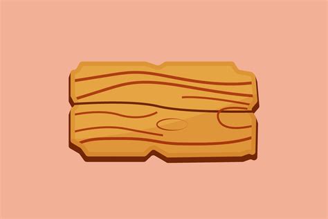 wooden board vector illustration 6735194 Vector Art at Vecteezy