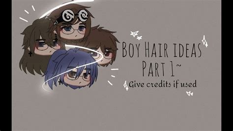 Gacha Life Boy Hair Combos - 2024 HairStyles Ideas