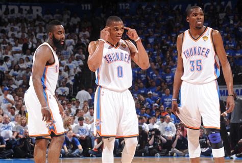 Russell Westbrook Reflects on Teaming With Kevin Durant, James Harden