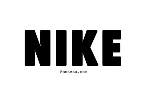 Nike Font - Fontzaa - Exclusive Fonts Library