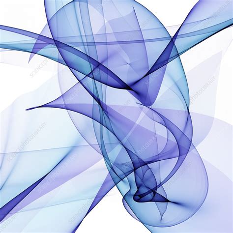 Blue abstract patterns, artwork - Stock Image F009/5120 - Science Photo Library