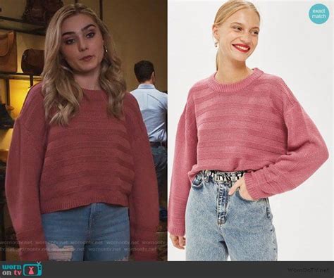 Taylor’s pink striped sweater on American Housewife | Betty cooper outfits, Fashion tv, Sweaters