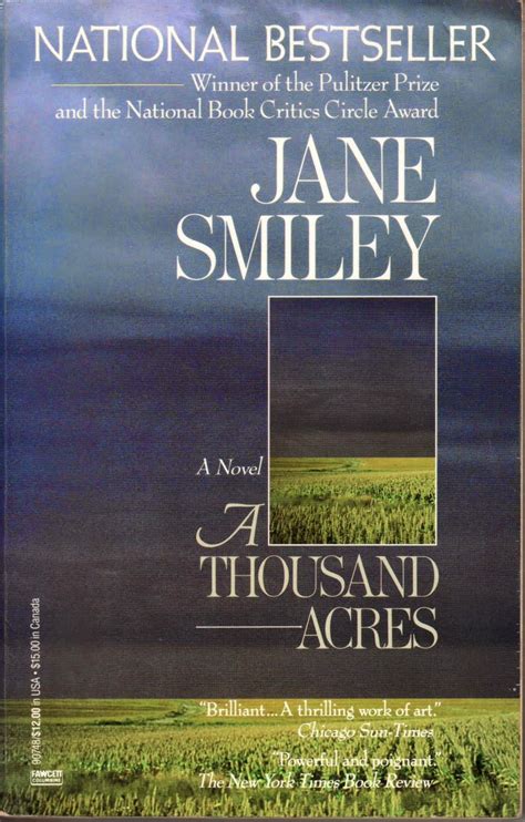 Eric Lanke: A Thousand Acres by Jane Smiley