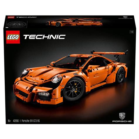 LEGO Technic Porsche 911 GT3 RS Is a 1:8 Scale Non-Lava Orange Model, Costs $299 - autoevolution