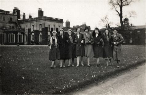 Ena Tomlinson's 21st Birthday party outside Escrick Hall – Escrick Heritage