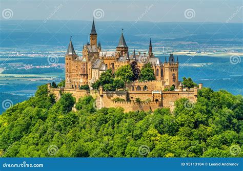 Hohenzollern Castle in the Swabian Alps - Baden-Wurttemberg, Germany ...