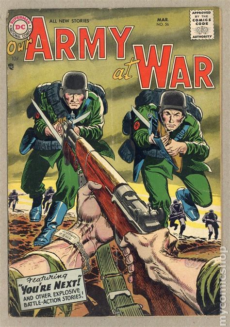 Our Army at War (1952) #56 GD/VG 3.0 • $41.00 - PicClick | War comics, Comic book artists, Comics