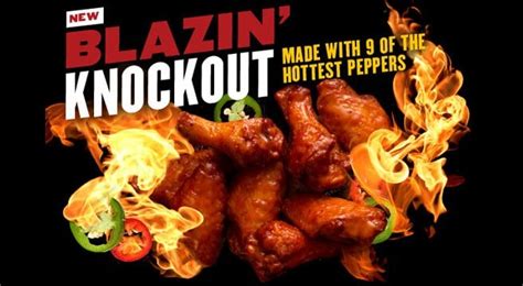 Buffalo Wild Wings Introduces New Blazin' Knockout Sauce - The Fast Food Post