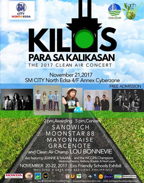 Kilos Para Sa Kalikasan - The 2017 Clean Air Concert - Philippine Concerts