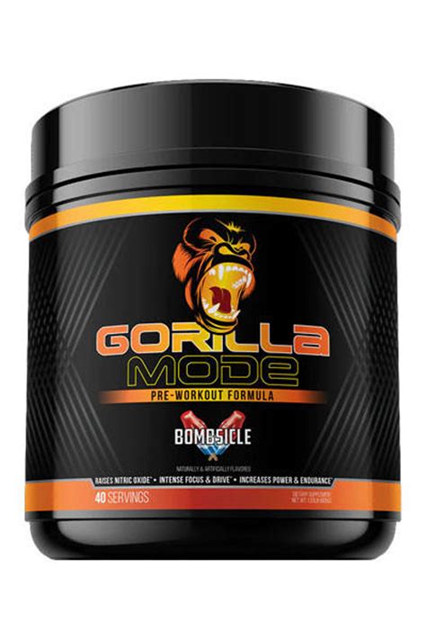 Gorilla Mode Pre Workout by Gorilla Mind Gorilla Mind Strong Supplement ...